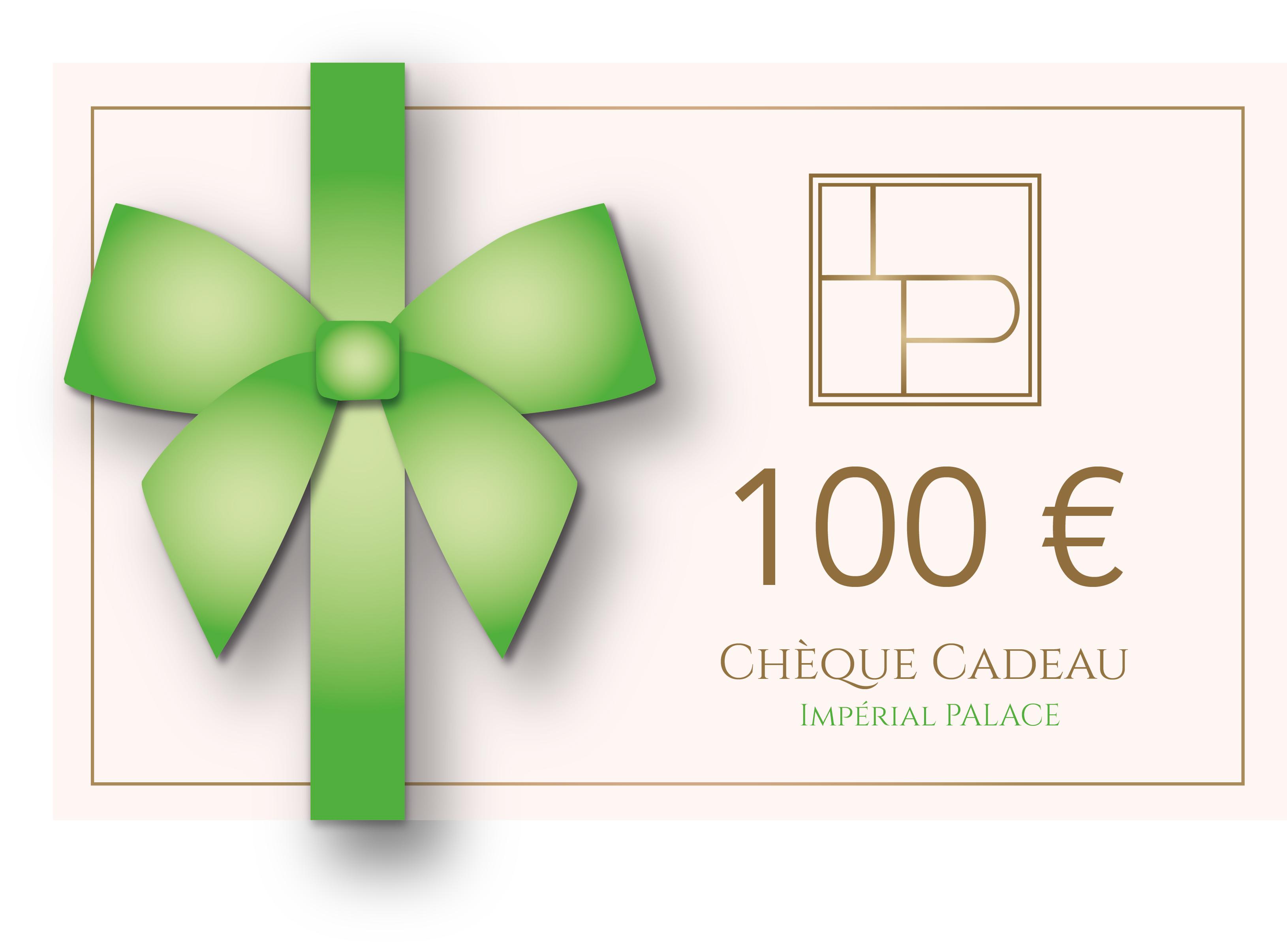 CHEQUE CADEAU 100 € - Impérial Palace - Coffrets Cadeaux Annecy (74)